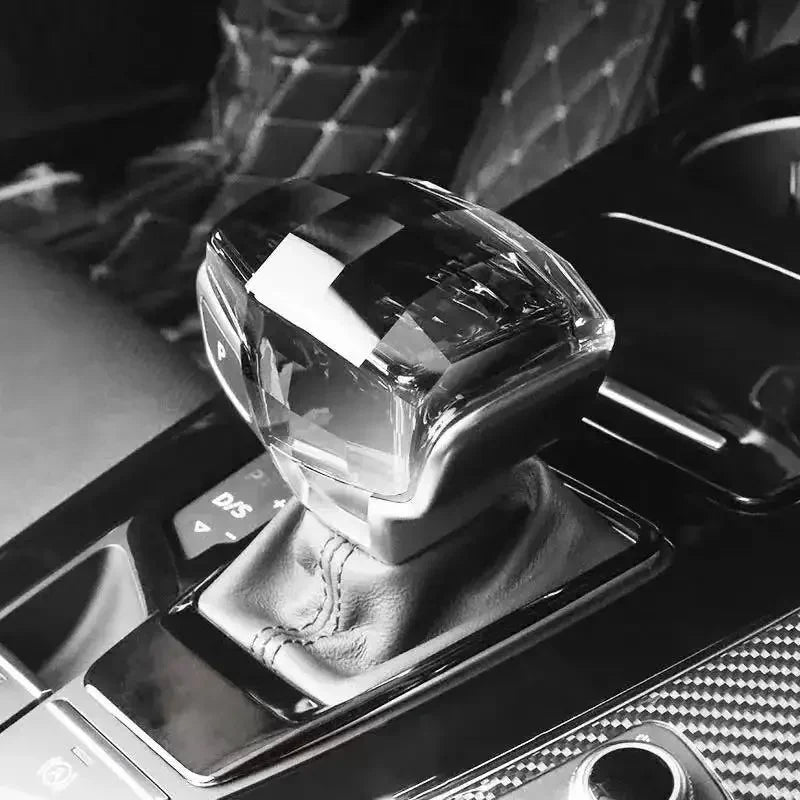 Audi Crystal Gear Shift Head Cover - Type A RS Logo for A4 A5 A6 A7