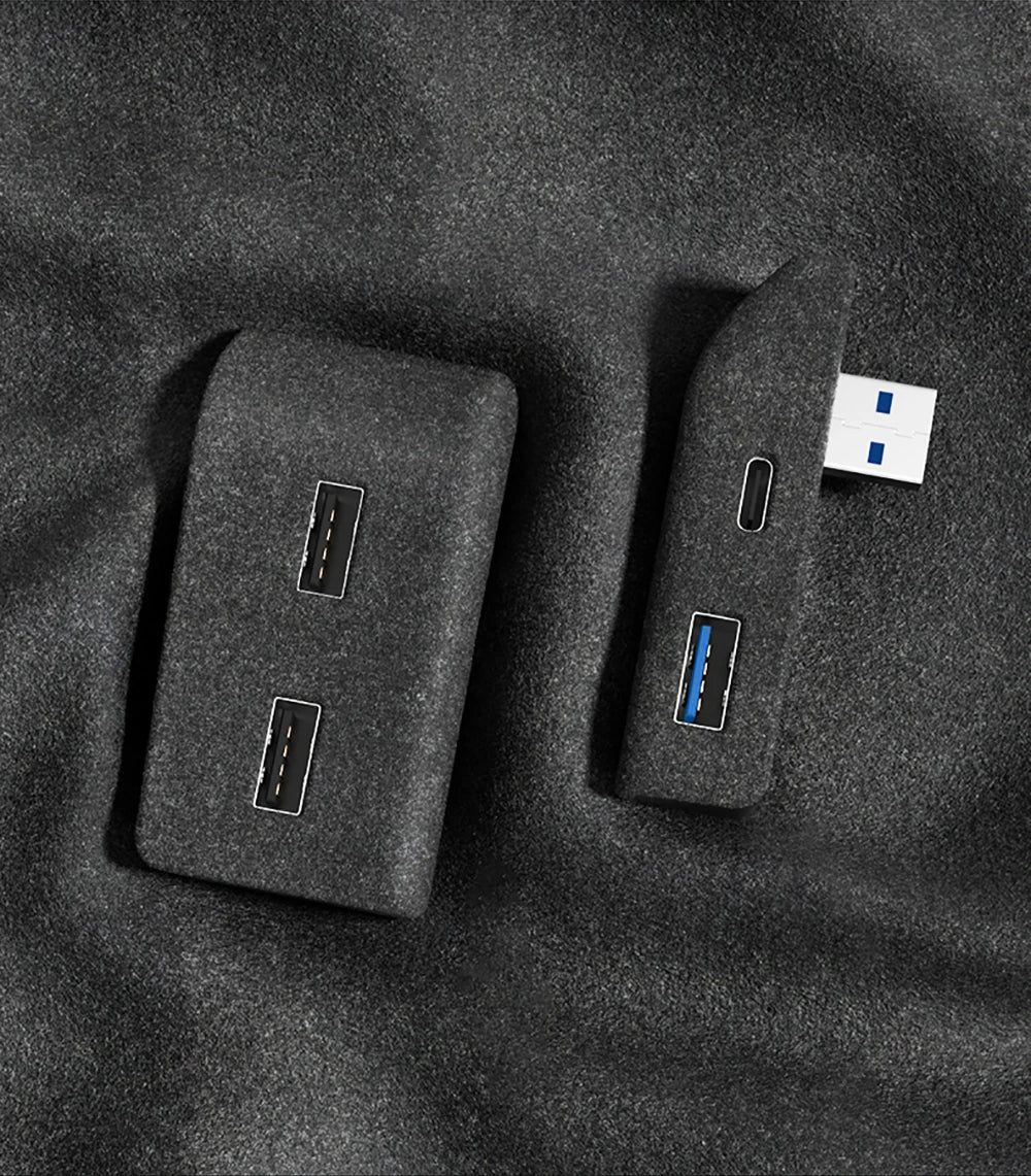 Tesla Model 3 Y Glove Box USB Hub - Highland Juniper Quick Charger 2021-2025