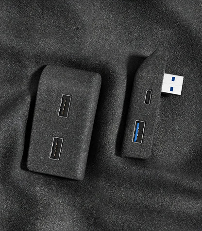 Tesla Model 3 Y Glove Box USB Hub - Highland Juniper Quick Charger 2021-2025