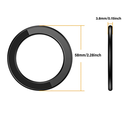 Magnetic Ring Holder for iPhone 14/13/12 - MagSafe Car Phone Stand Gold