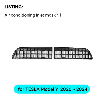 Tesla Model Y Bumper Grille Cover 2020-2025 Anti Insect Dust Protection Kit