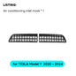 Tesla Model Y Bumper Grille Cover 2020-2025 Anti Insect Dust Protection Kit