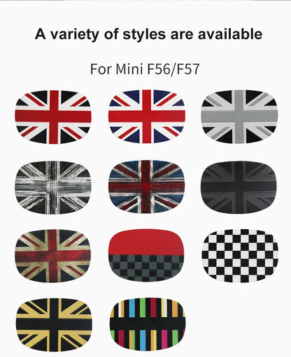 Mini Cooper Leather Rear Seat Handle Cover - R56 R55 F56 F57 Decal