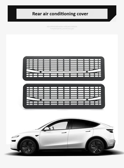 Tesla Model Y Juniper 2025+ Rear Air Conditioning Outlet Mesh Net - Under Seat AC Protection Cover