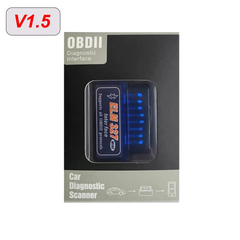 Mini ELM327 Bluetooth OBD2 Scanner - Car Diagnostic Code Reader Tool