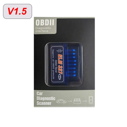 Mini ELM327 Bluetooth OBD2 Scanner - Car Diagnostic Code Reader Tool