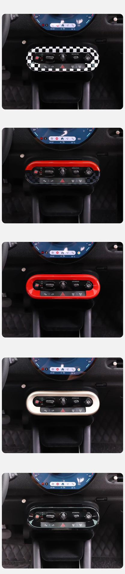Car Central Control Button Frame Sticker - Mini Countryman 2024-2025