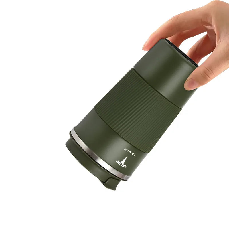 Tesla Stainless Steel Thermal Mug - Coffee Cup for Model 3/S/X/Y Cybertruck