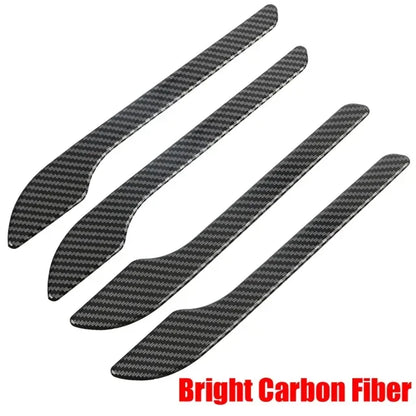 Tesla Model 3 Y Carbon Fiber Door Handle Covers - 4pcs Set Bright Carbon Fiber 2021-NOW