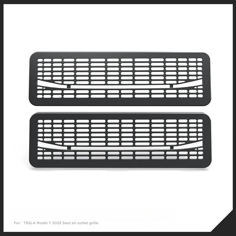 Tesla Model Y Juniper 2025+ Rear Air Conditioning Outlet Mesh Net - Under Seat AC Protection Cover