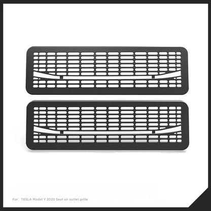 Tesla Model Y Juniper 2025+ Rear Air Conditioning Outlet Mesh Net - Under Seat AC Protection Cover