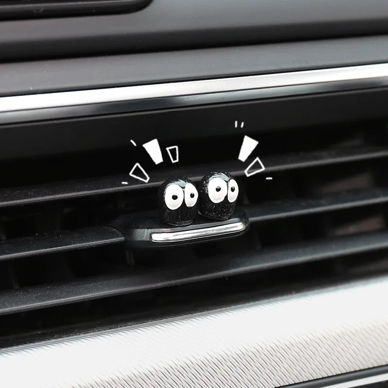 Cute Black Elf Car Interior Decoration Set - Rearview Mirror Ornaments