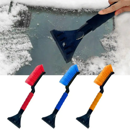 Car Snow Brush Ice Scraper - 2-in-1 Ergonomic Winter Tool
