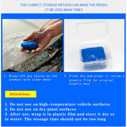 Car Cleaning Clay Bar Set - Professional Auto Detailing Mud for Paint Treatment