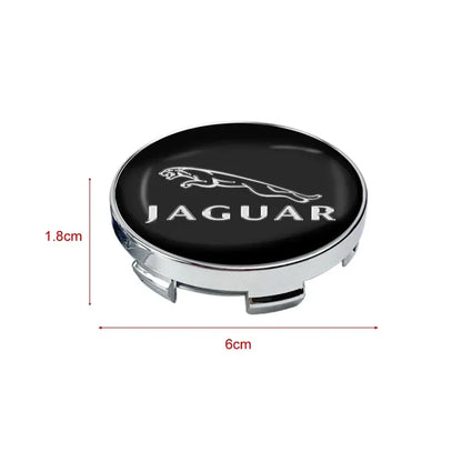 Jaguar Wheel Center Caps 60mm - Hub Cap Covers for All Jaguar Models