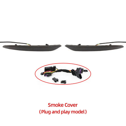Tesla Model 3/Y LED Rear Fog Light - Dynamic Turn Signal 2016-23 SmokeE Plug and Play