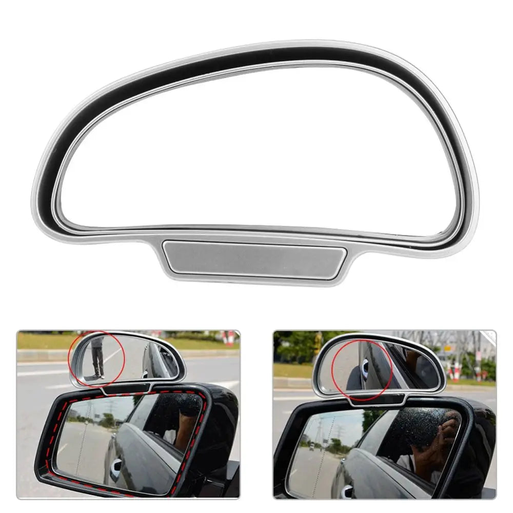 Car Blind Spot Mirror - 360° Adjustable Wide Angle