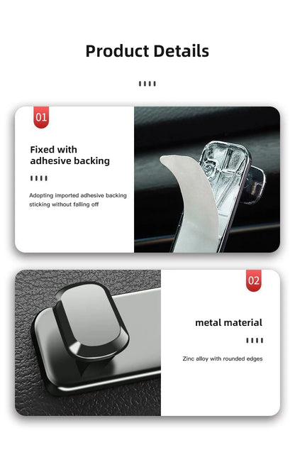 Volvo Car Interior Storage Hooks - Zinc Alloy Accessories for XC90 V90 V60