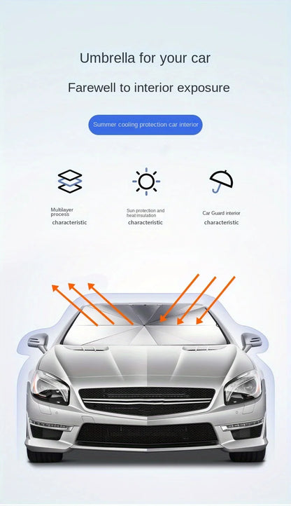 Car Windshield Sunshade - Premium UV Protection Sun Visor