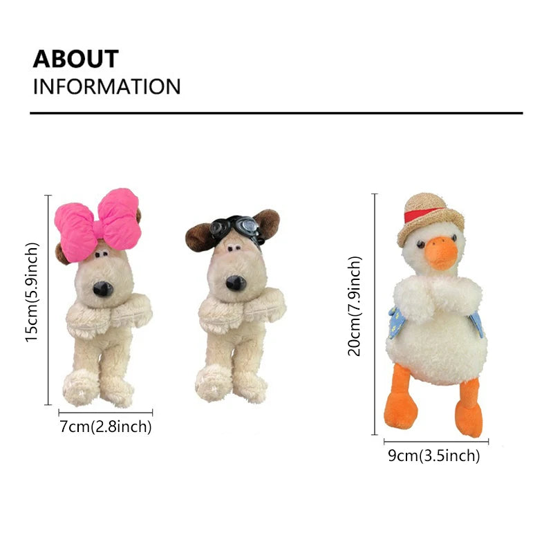 Plush Puppy Car Wiper Decoration - Kawaii Bowknot Dog Ornament