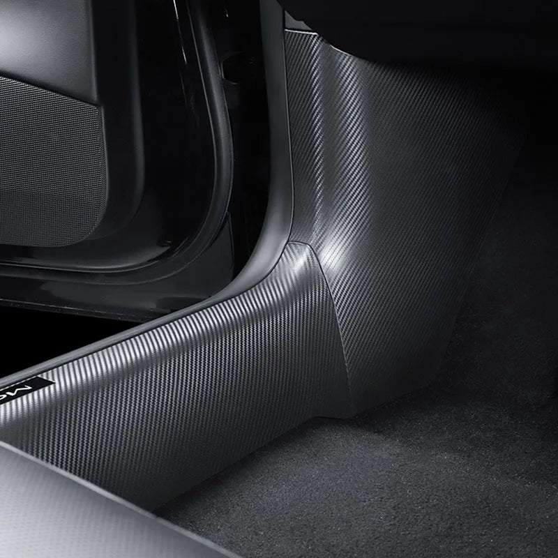 Tesla Model 3/Y Door Sill Protector - Anti-Kick Threshold Strip Guard