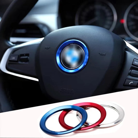 BMW Steering Wheel Circle Sticker - Car Styling Decoration Ring