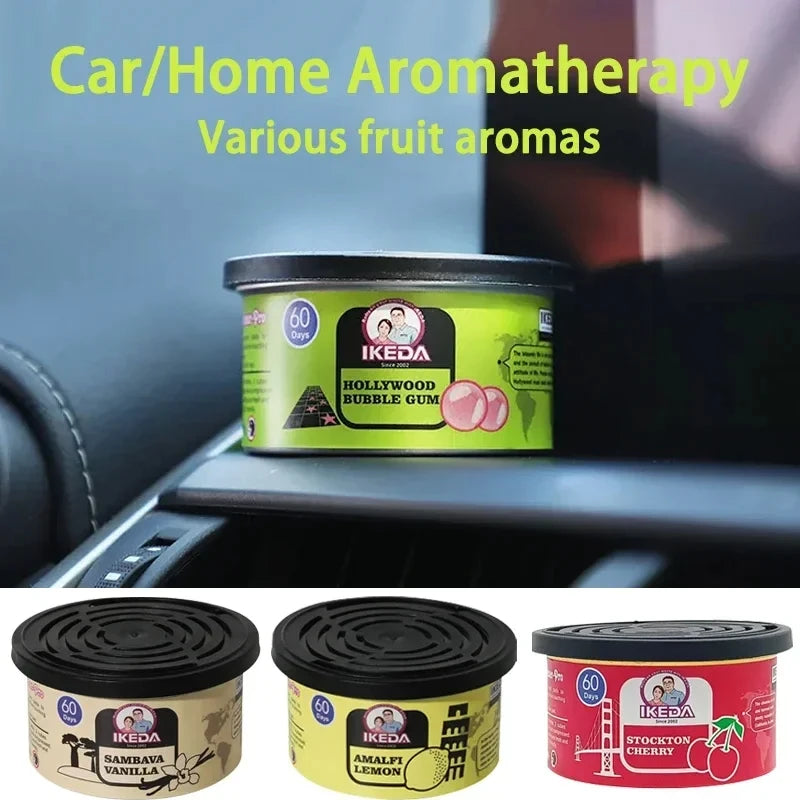 Car Air Freshener Bubble Gum Scent - Organic Odor Eliminator
