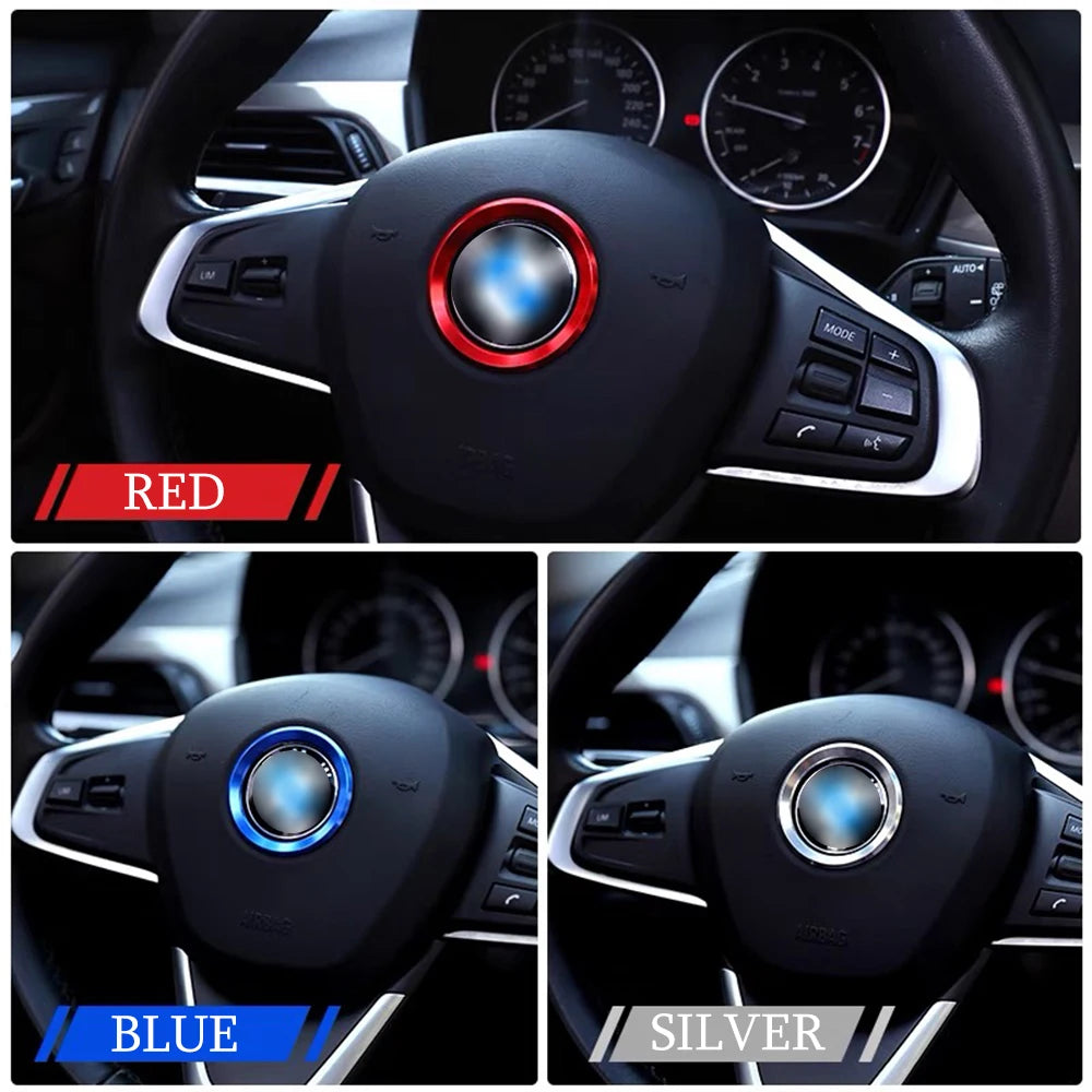 BMW Steering Wheel Circle Sticker - Car Styling Decoration Ring
