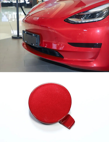 Tesla Model 3 Front Bumper Tow Hook Eye Cover - Trailer Cap Plug 1460701 1084173