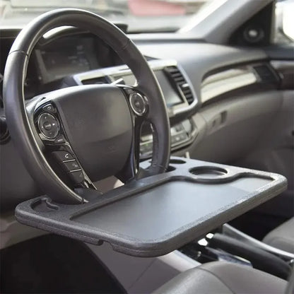 Car Steering Wheel Dining Table Tray - Multi-Functional Car Desk