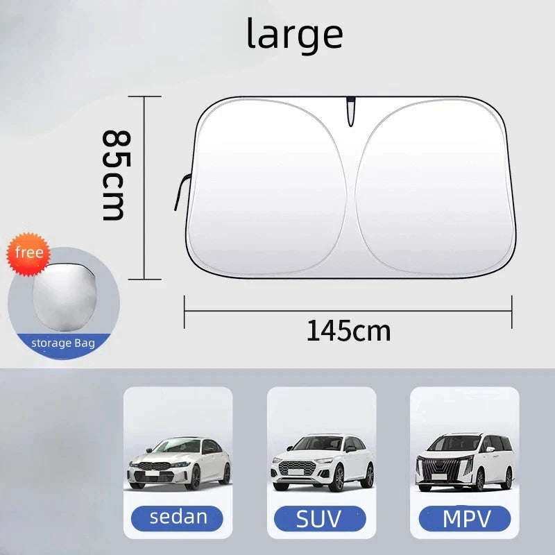 Car Windshield Sun Shade Cover - UV Protection for Car Truck SUV