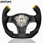 Tesla Model 3 Y LED Steering Wheel - Carbon Fiber Custom Racing Wheel