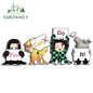 EARLFAMILY Anime Running Chibi Car Stickers - Kamado Nezuko Decal