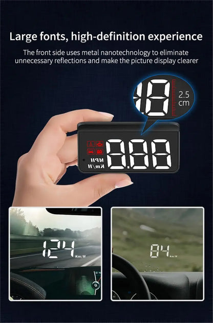 HUD Head Up Display M3 OBD2 GPS Car Speedometer Projector