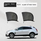 Car Rear Side Window Sunshade - 2pcs UV Mesh Mosquito Protection