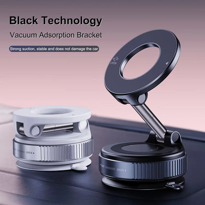 Foldable Vacuum Magnetic Car Phone Holder 2025 - Suction Cup Navigation Mount