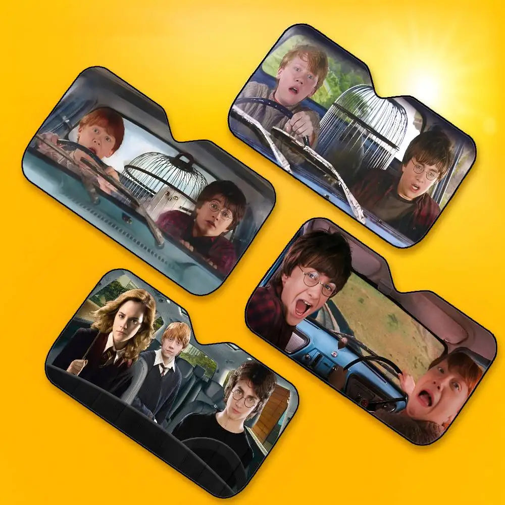 Harry Potter Car Sunshade - Foldable Windshield UV Protection