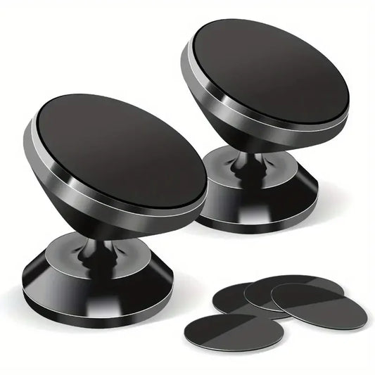 Magnetic Car Phone Holder - Universal Mount for iPhone Samsung GPS Support