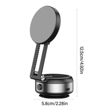 Car Mount Bracket with Electric Vacuum Grip - Adjustable Dashboard Stand for 4.7" Phone Navigation