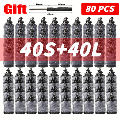 Universal Tire Repair Nails 10-100PCS - Glue Free Tubeless Tire Kit for Car Motorcycle
