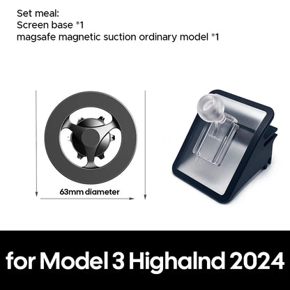 Tesla Model Y Juniper Magnetic Phone Mount - iPhone Holder Option 3