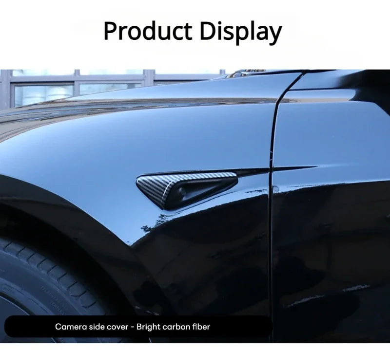 Tesla Model 3 Highland 2024 Yan Kamera Koruyucu Kapak - ABS Lens Koruma