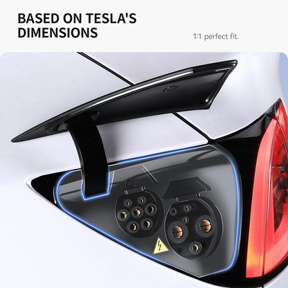 Tesla Model 3/Y Highland Juniper Charger Port Cover - Rainproof Dustproof Protection