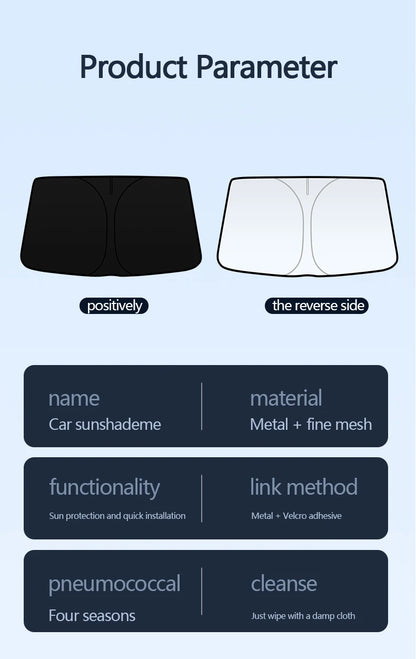 Car Windshield Sunshade Umbrella - UV Reflection Foldable Parasol