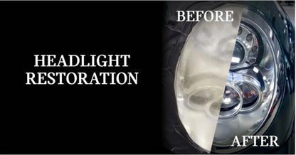 Headlight Polishing Set - Auto Headlight Restoration Kit 300ml