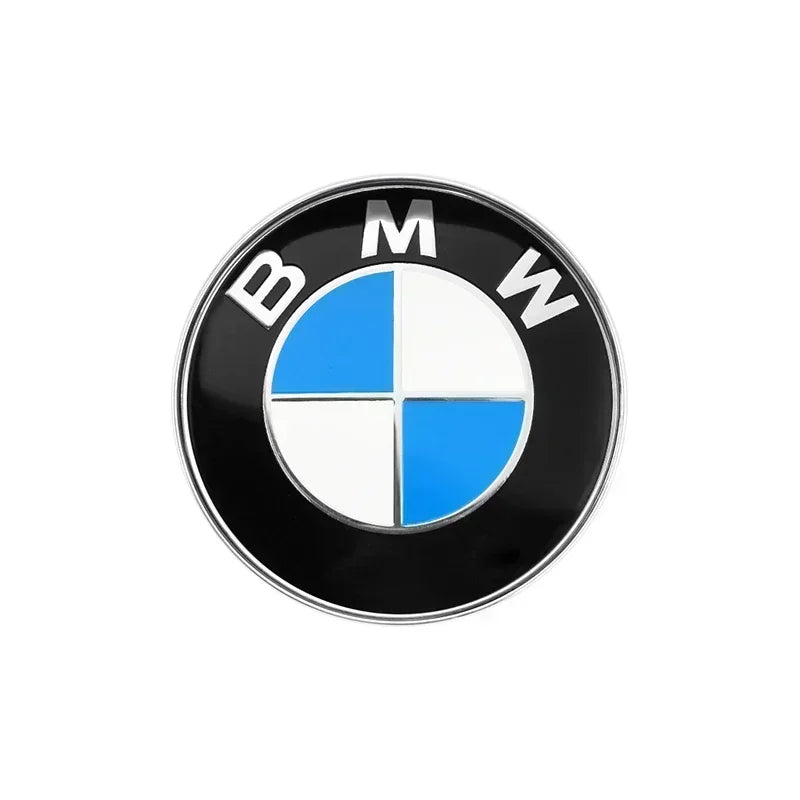 BMW Hood Emblem Badge 74mm/82mm - Front Rear Logo for All BMW Models