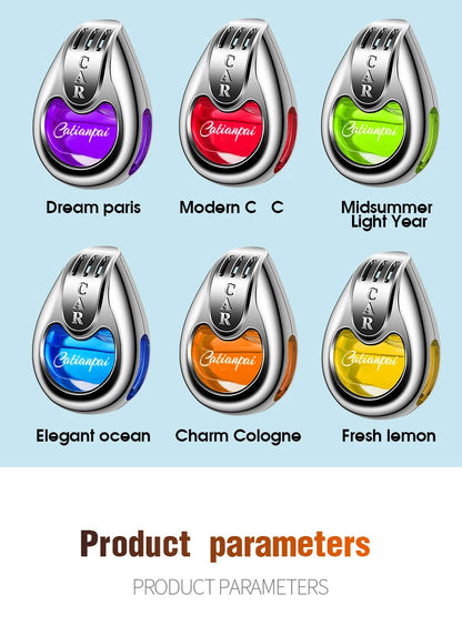 Car Air Freshener Vent Diffuser - Long-lasting Aromatherapy Pendant