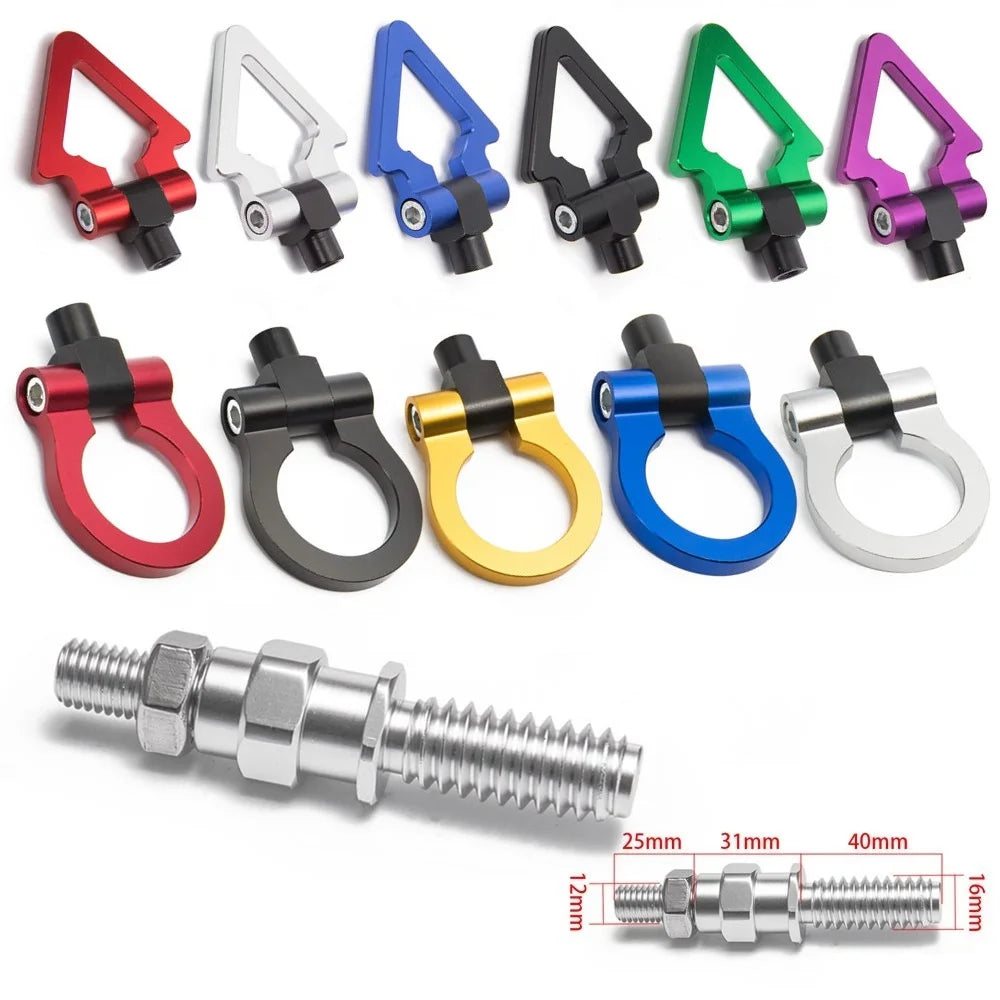 Universal Aluminum Towing Hook - JDM Trailer Towbar BMW VW Mercedes