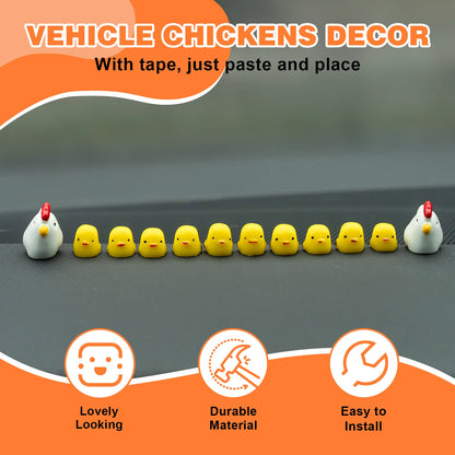 Cute Mini Animal Car Dashboard Accessories - Rearview Mirror Decor