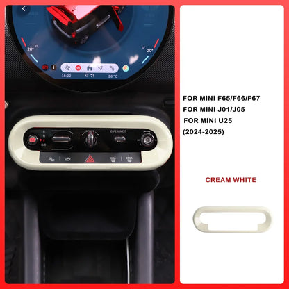 Car Central Control Button Frame Sticker - Mini Countryman 2024-2025